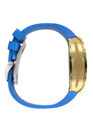 Frost NYC Mens Watch - Automatic  Skeleton Sport Gold Watch | FRST-01-CY| Blue