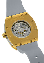 Frost NYC Mens Watch - Automatic  Skeleton Sport Gold Watch | FRST-01-CY | Gray