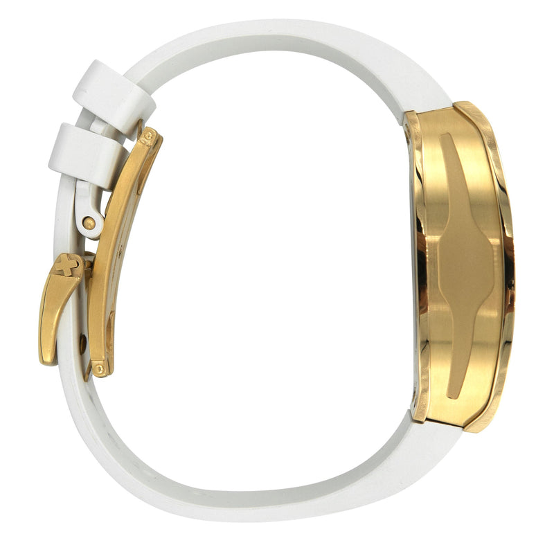 Frost NYC Mens Watch - Automatic  Skeleton Sport Gold Watch | FRST-01-CY| White