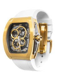 Frost NYC Mens Watch - Automatic  Skeleton Sport Gold Watch | FRST-01-CY| White