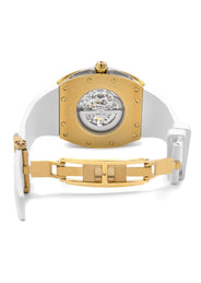 Frost NYC Mens Watch - Automatic  Skeleton Sport Gold Watch | FRST-01-CY| White