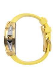 Frost NYC Mens Watch - Automatic  Skeleton Sport Gold Watch | FRST-01-CY | Yellow
