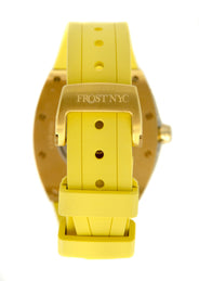 Frost NYC Mens Watch - Automatic  Skeleton Sport Gold Watch | FRST-01-CY | Yellow