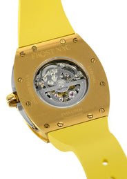 Frost NYC Mens Watch - Automatic  Skeleton Sport Gold Watch | FRST-01-CY | Yellow