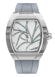 Frost NYC Evolution Women's Watch - Automatic Skeleton Leaves Steel | WFRST-01-LD-S GREY BAND | Pre - Sale