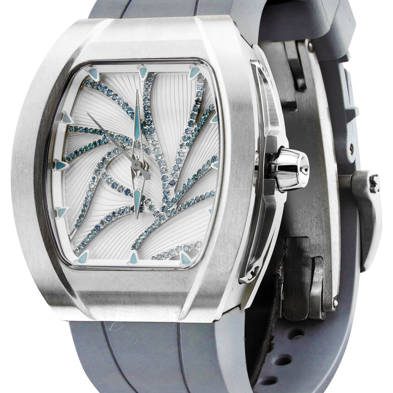 Frost NYC Evolution Women's Watch - Automatic Skeleton Leaves Steel | WFRST-01-LD-S GREY BAND | Pre - Sale