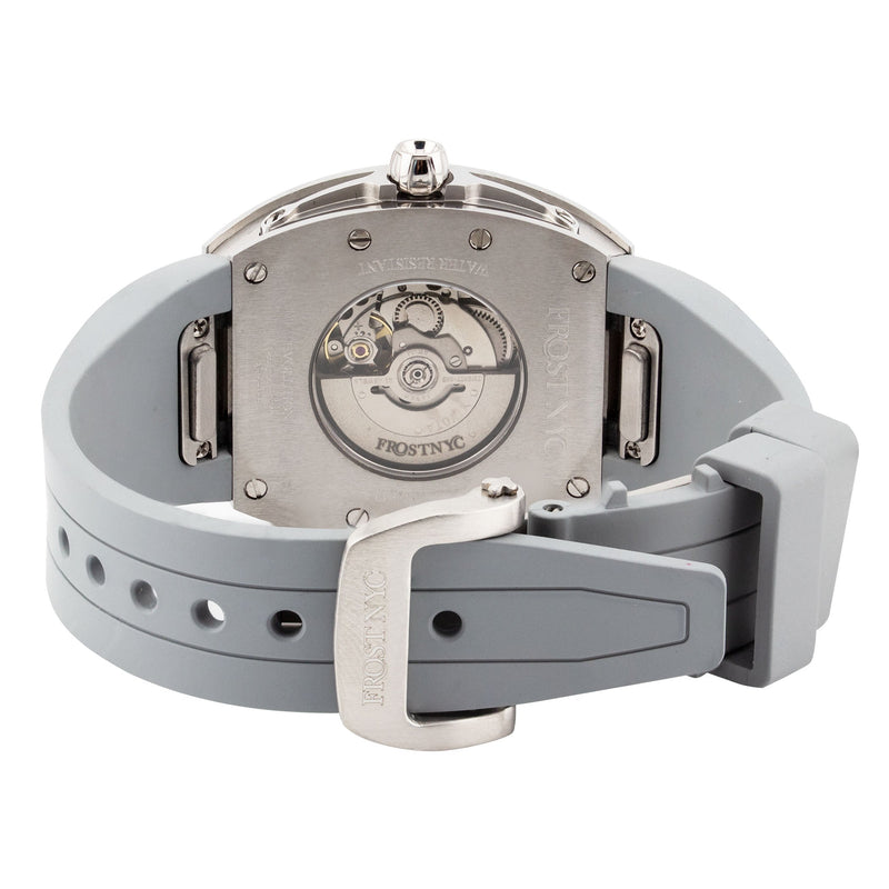 Frost NYC Evolution Women's Watch - Automatic Skeleton Leaves Steel | WFRST-01-LD-S GREY BAND | Pre - Sale