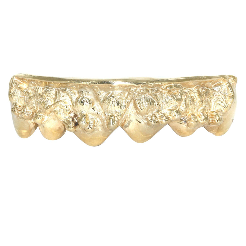 6 Teeth Diamond Puff Grillz
