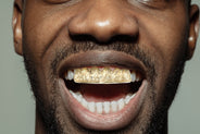 6 Teeth Diamond Puff Grillz