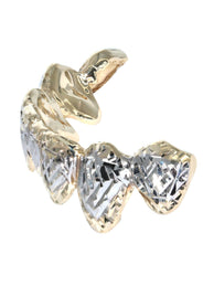 8 Teeth Diamond Cut Grillz Two Tone