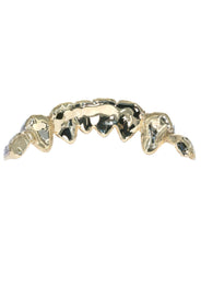 8 Teeth Diamond Cut Grillz Two Tone