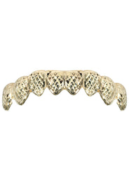 Gold 8 Teeth Diamond Cut Grills