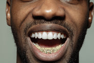 Gold 8 Teeth Diamond Cut Grills
