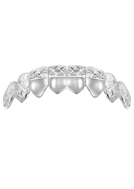 Gold 8 Teeth Diamond Cut Grills