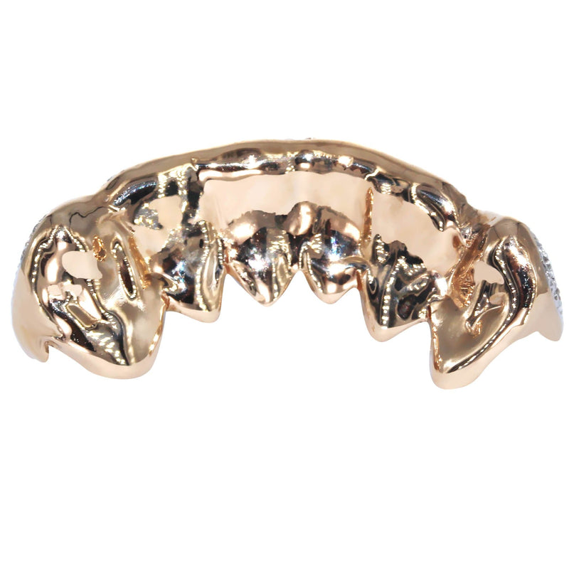 Gold And Diamond 6 Gold Teeth Grills