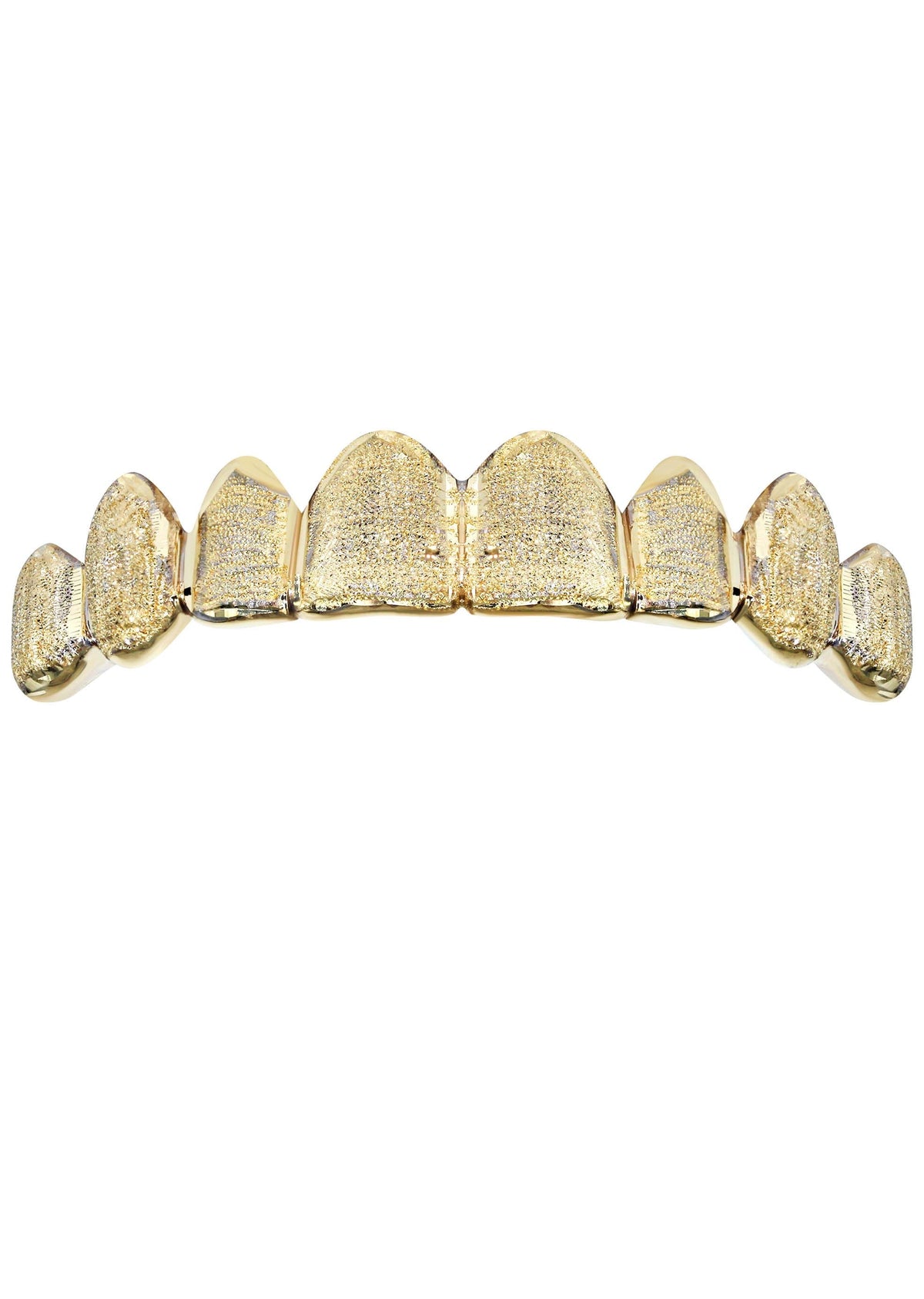 Gold 8 Teeth Diamond Cut Grills