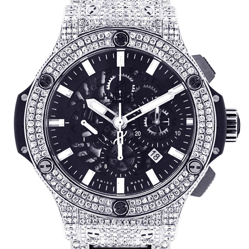 Diamond Hublot Big Bang | Stainless Steel | 44 Mm