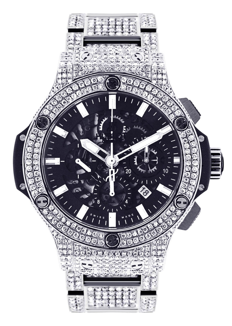 Diamond Hublot Big Bang | Stainless Steel | 44 Mm