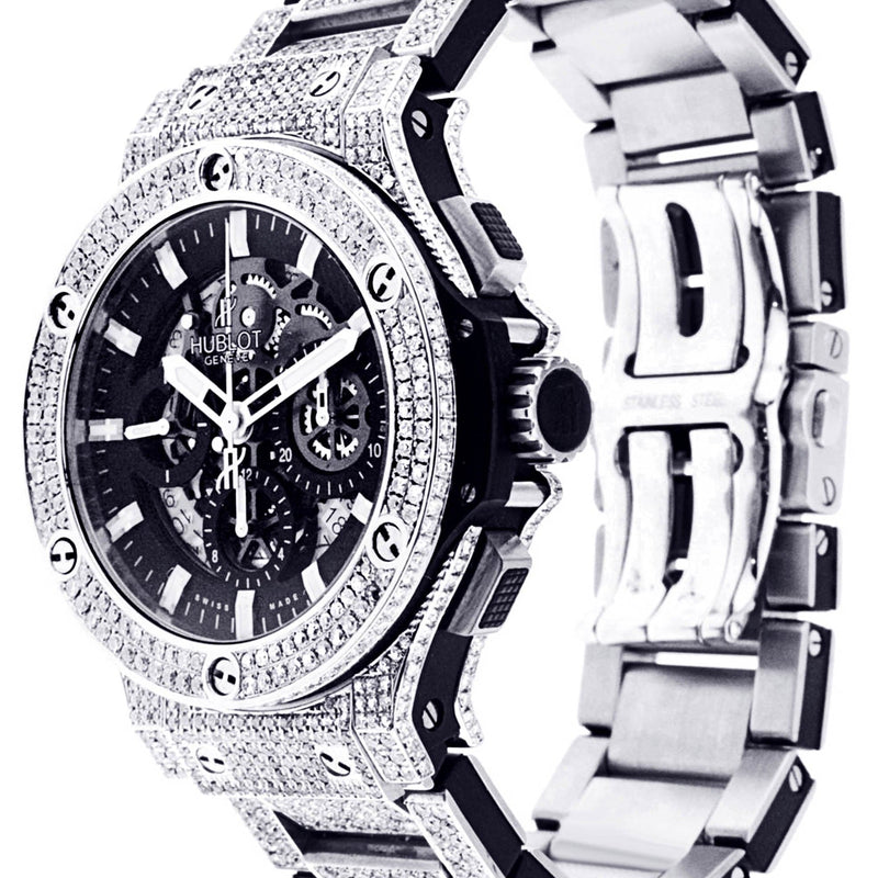 Diamond Hublot Big Bang | Stainless Steel | 44 Mm