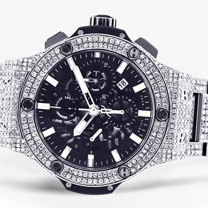 Diamond Hublot Big Bang | Stainless Steel | 44 Mm