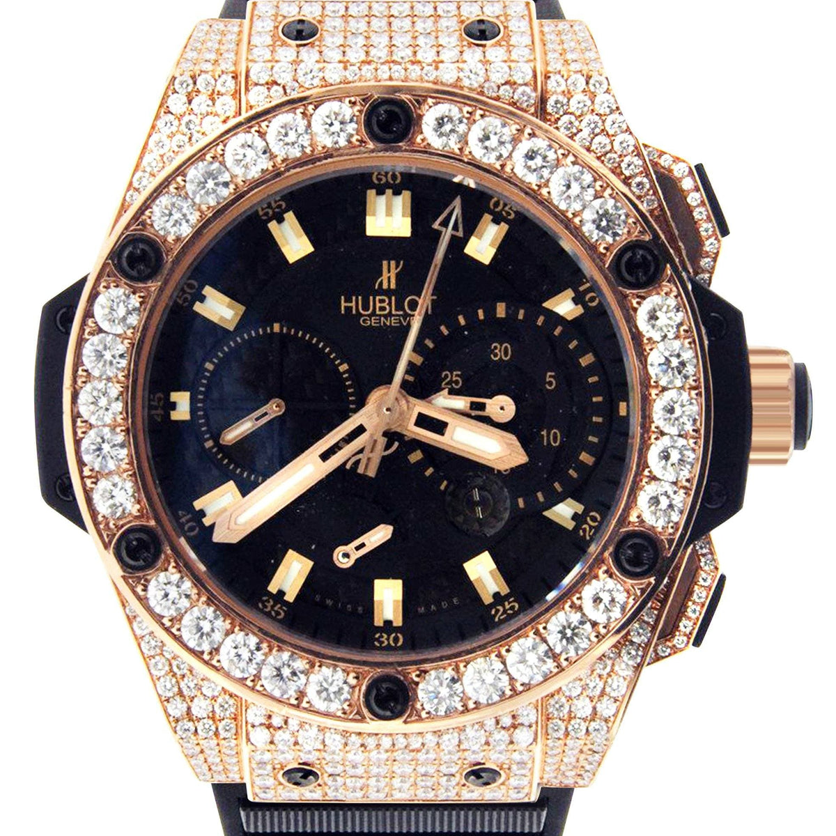 Diamond Hublot King Power | Rose Gold