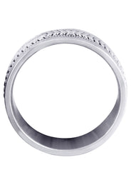 Hand Woven Mens Wedding Band | High Polish Finish (Alan)
