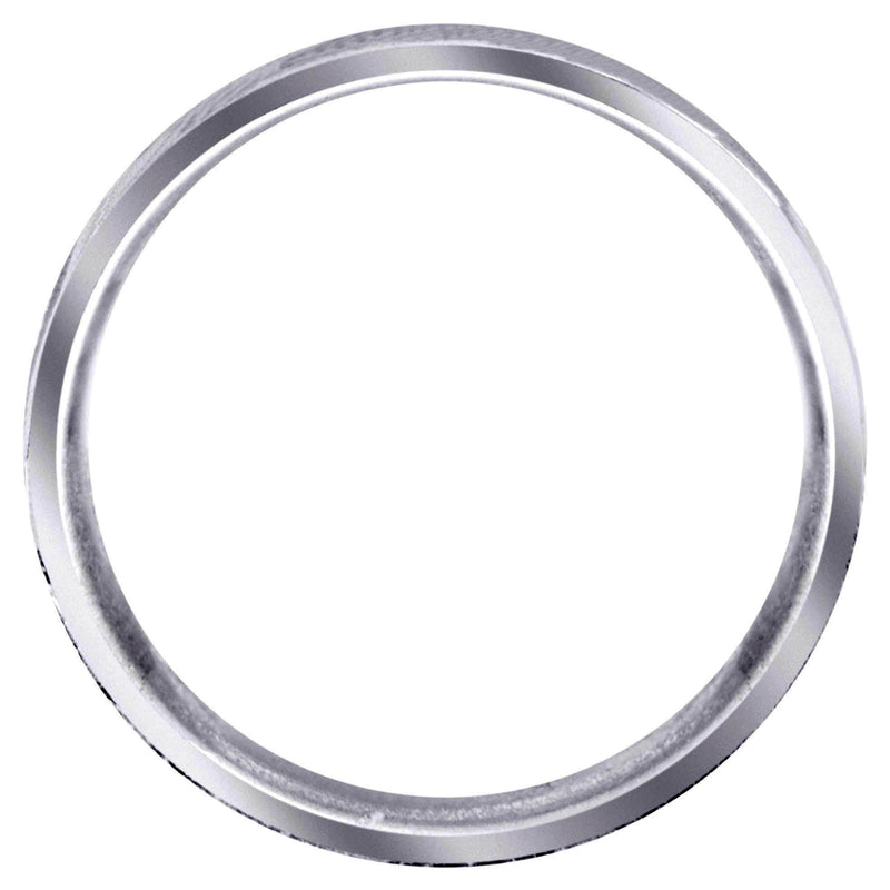 Hand Woven Mens Wedding Band | Sand Blast Finish (Braxton)