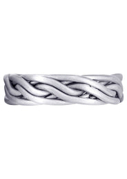 Braided Mens Wedding Band | GB Finish (Miguel)
