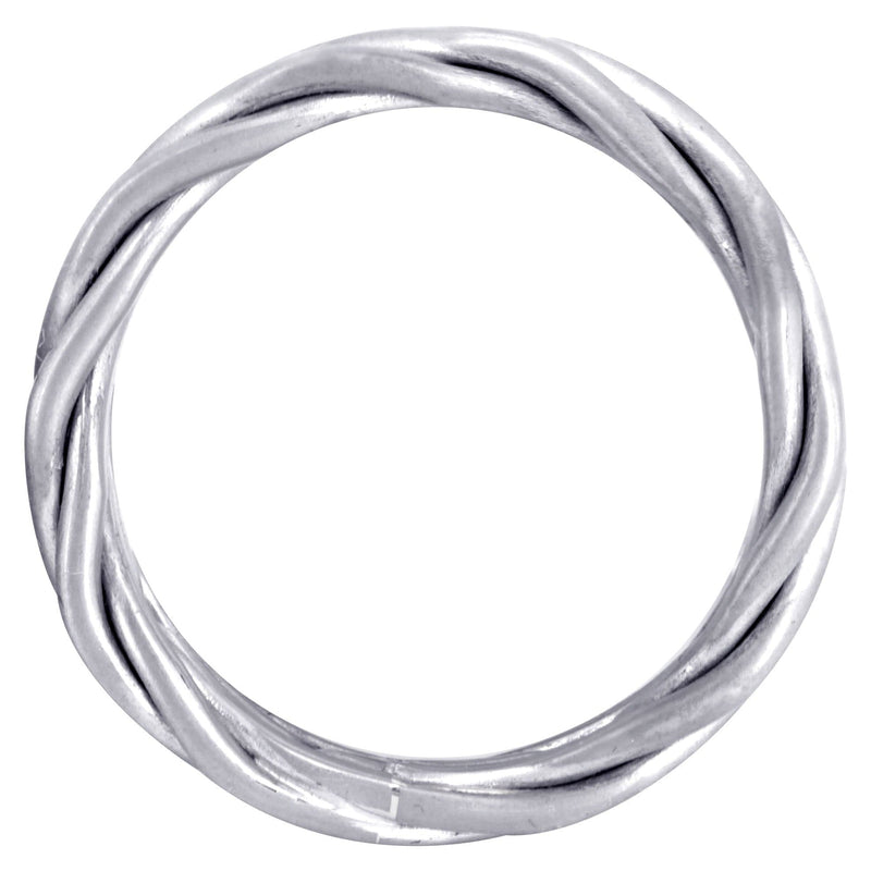 Braided Mens Wedding Band | GB Finish (Miguel)