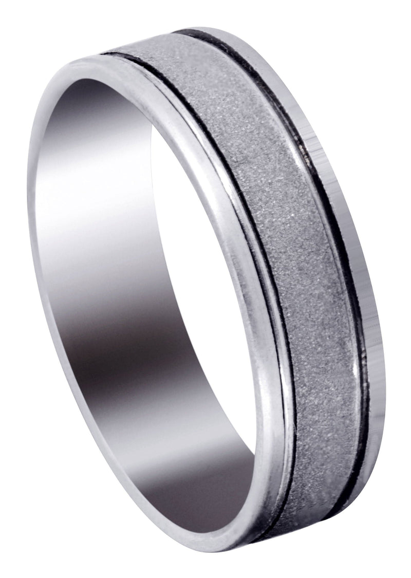 Modern Mens Wedding Band | High Polish Finish (Victor)