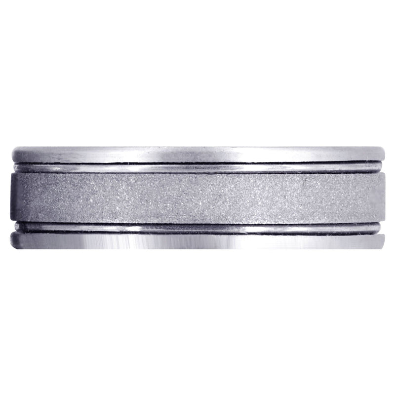 Modern Mens Wedding Band | High Polish Finish (Victor)