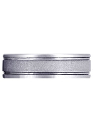 Modern Mens Wedding Band | High Polish Finish (Victor)