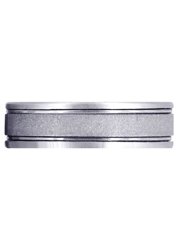 Modern Mens Wedding Band | High Polish Finish (Victor)