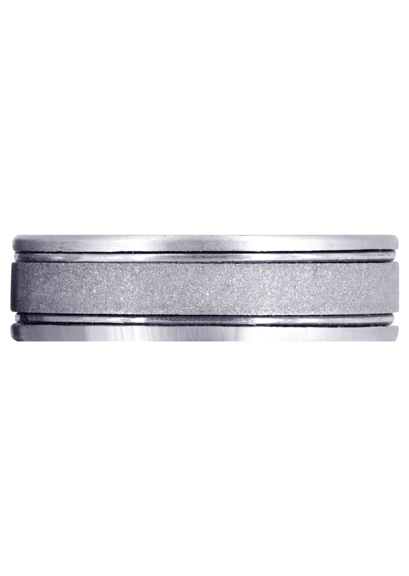 Modern Mens Wedding Band | High Polish Finish (Victor)