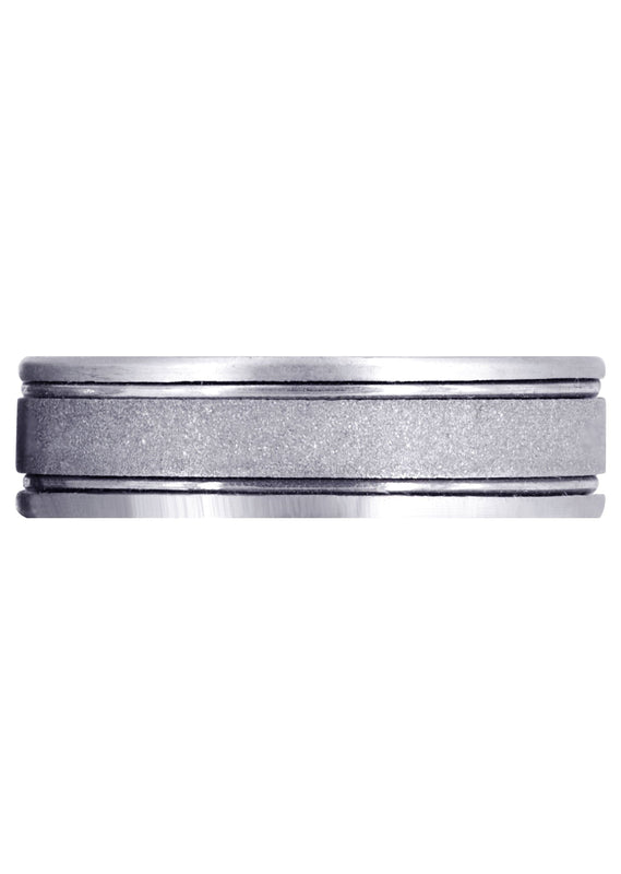Modern Mens Wedding Band | High Polish Finish (Victor)