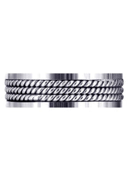 Hand Woven Mens Wedding Band | High Polish Finish (Maxwell)