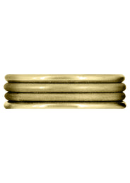 Yellow Gold Fancy Carved Contemporary Mens Wedding Band | Sand Blast Finish (Leo)