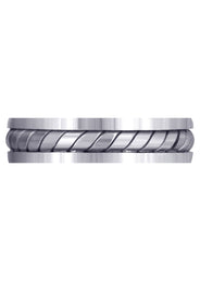 Hand Woven Mens Wedding Band | Satin Finish (Timothy)