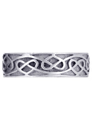 Unique Mens Wedding Band | Sand Blast / High Polish Finish (Jasper)