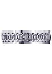 Celtic Mens Wedding Band | Sand Blast / High Polish Finish (Eric)