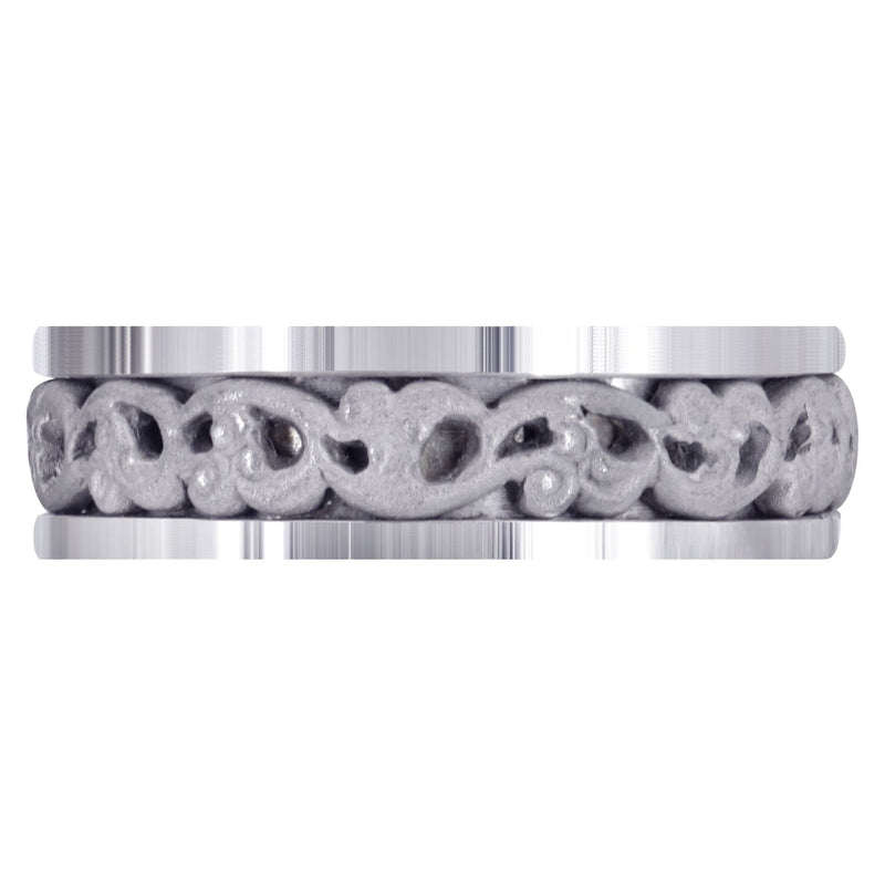 Celtic Mens Wedding Band | Sand Blast Finish (Everett)
