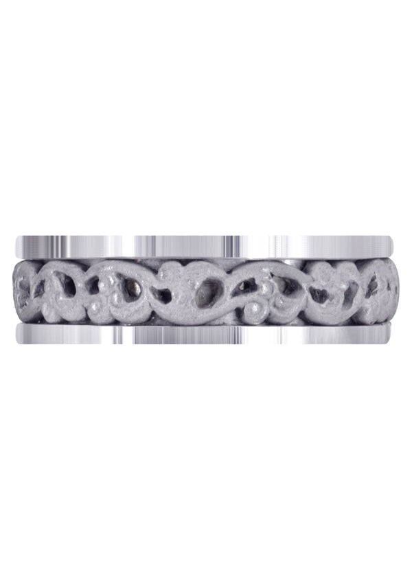 Celtic Mens Wedding Band | Sand Blast Finish (Everett)