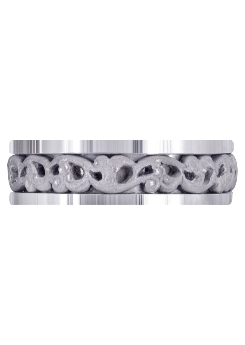 Celtic Mens Wedding Band | Sand Blast Finish (Everett)