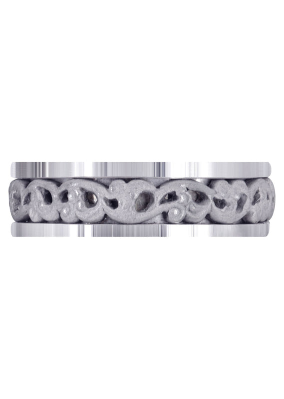 Celtic Mens Wedding Band | Sand Blast Finish (Everett)