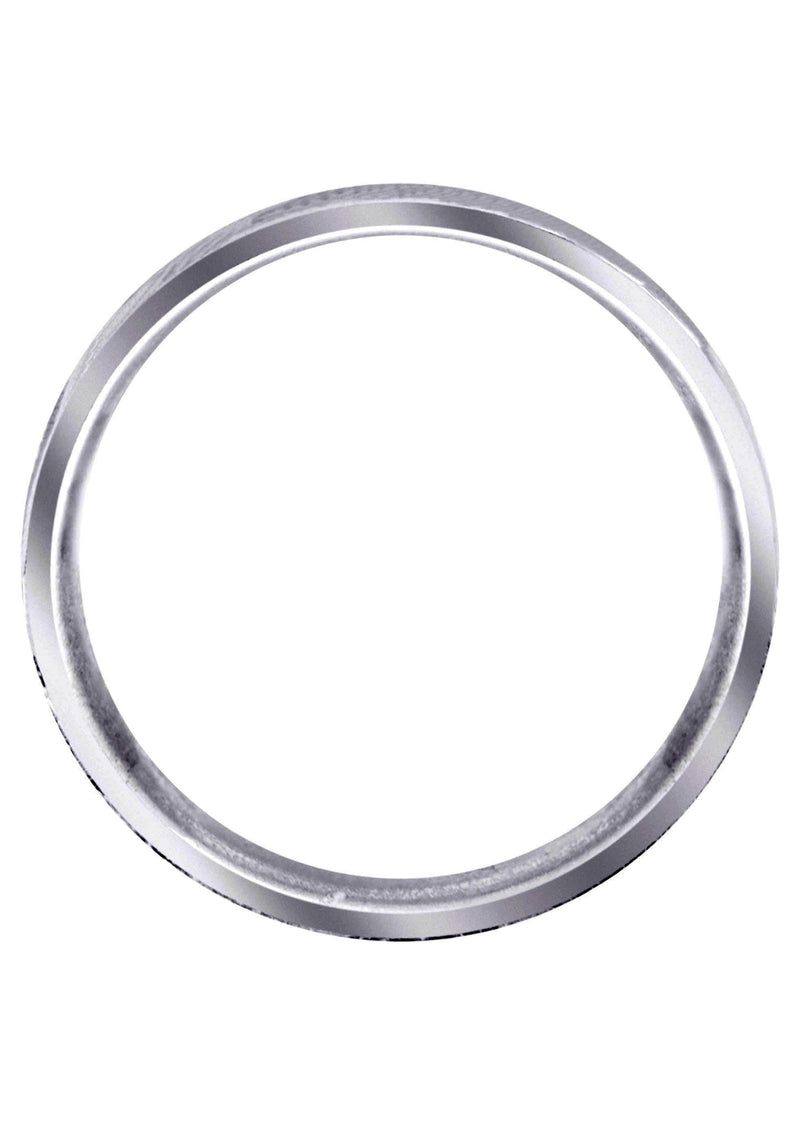 Antique Mens Wedding Band | Sand Blast / High Polish Finish (Bryson)