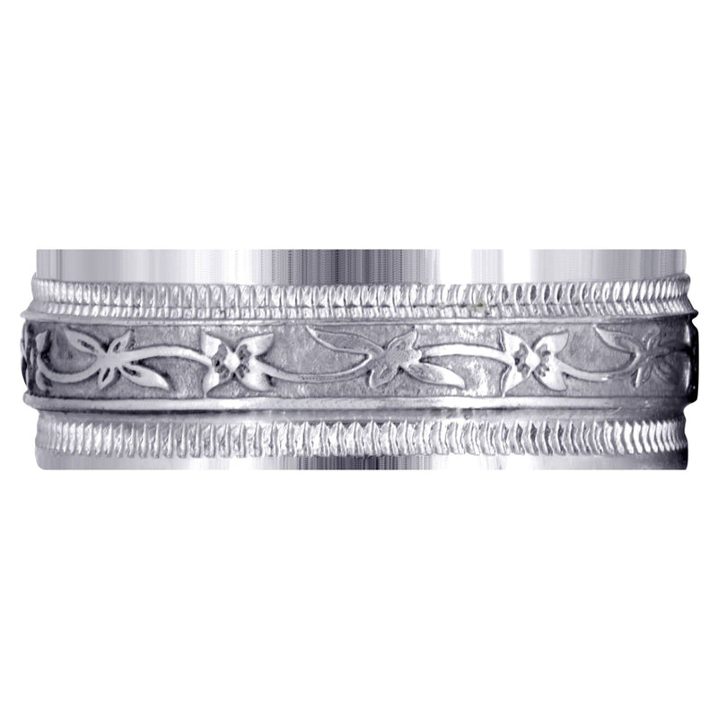 Antique Mens Wedding Band | High Polish Finish (Cayden)