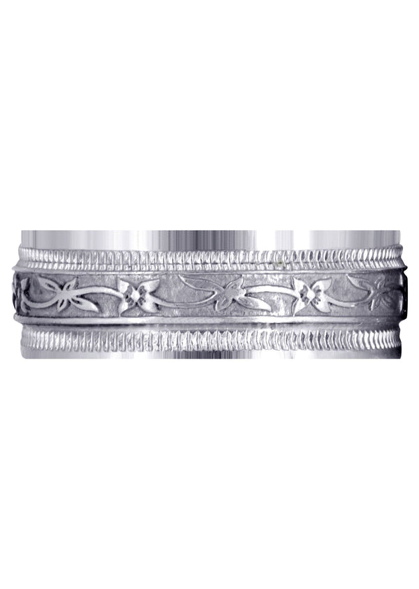 Antique Mens Wedding Band | High Polish Finish (Cayden)