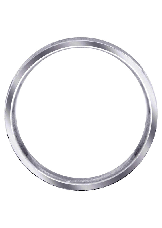 Contemporary Mens Wedding Band | Satin Finish (Wesley)