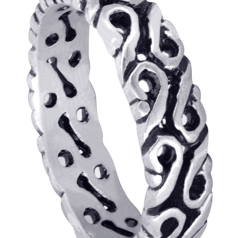 Celtic Mens Wedding Band | High Polish Finish (Tyler)