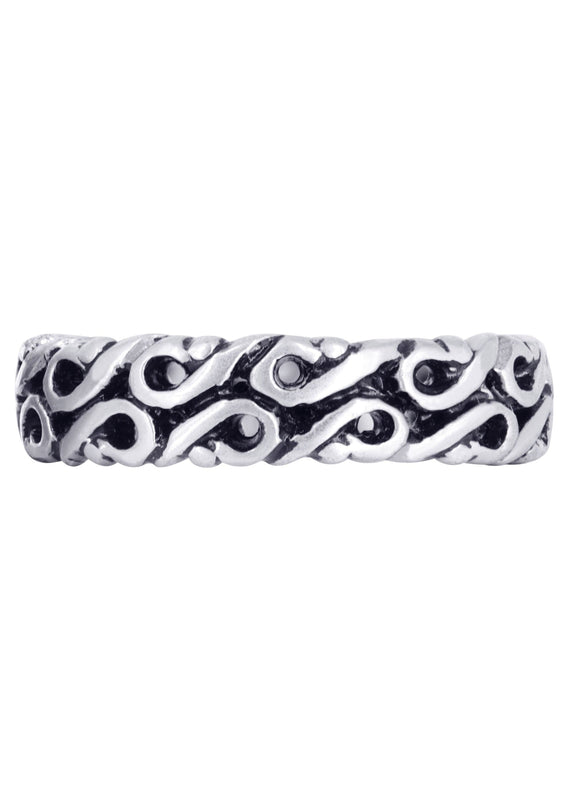Celtic Mens Wedding Band | High Polish Finish (Tyler)